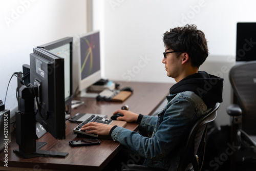 キーボード・男性