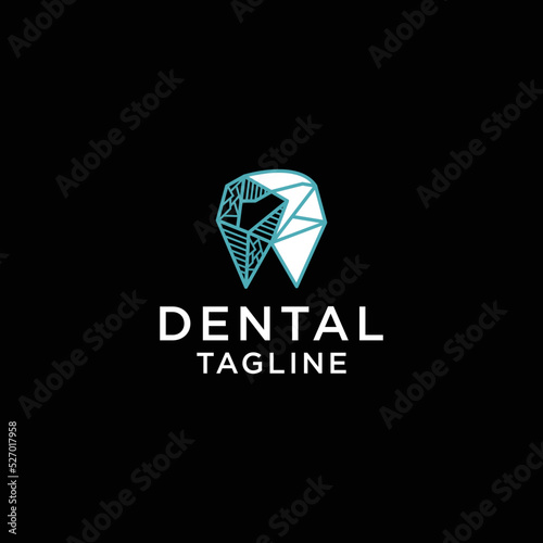 Dental logo icon vector image