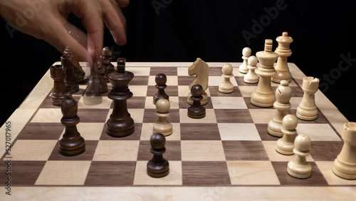 chess game stop motion game photo