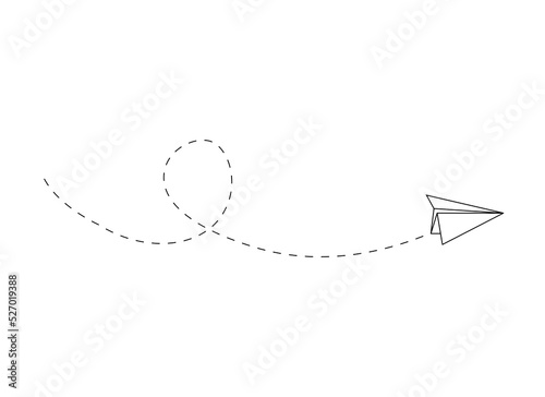 paper airplane vector design illustration isolated on transparent background 