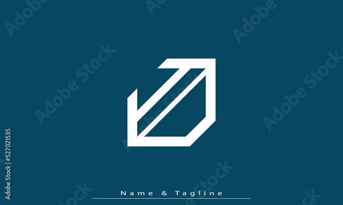 Alphabet letters Initials Monogram logo IO , OI
