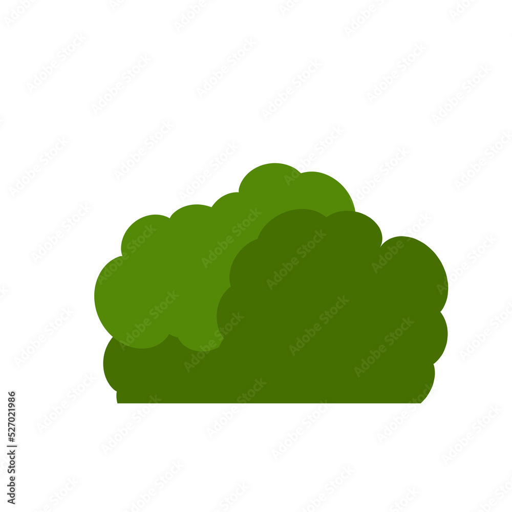 Green tree, A variety of forms on the White Background,Set of various tree sets,Trees for decorating gardens and home designs.vector illustration and icon