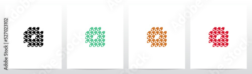 Square Boxes Letter Logo Design Q