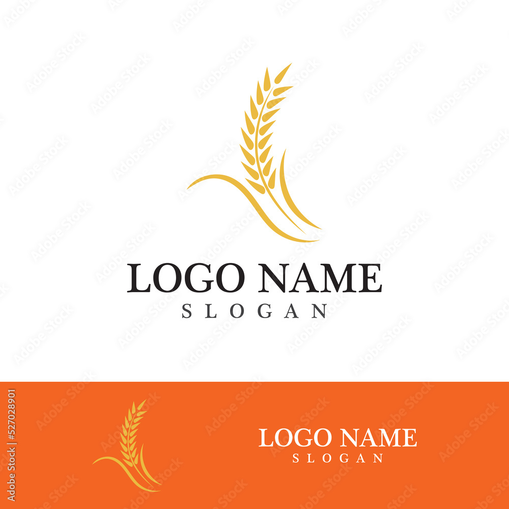 Agriculture wheat vector Agriculture wheat vector