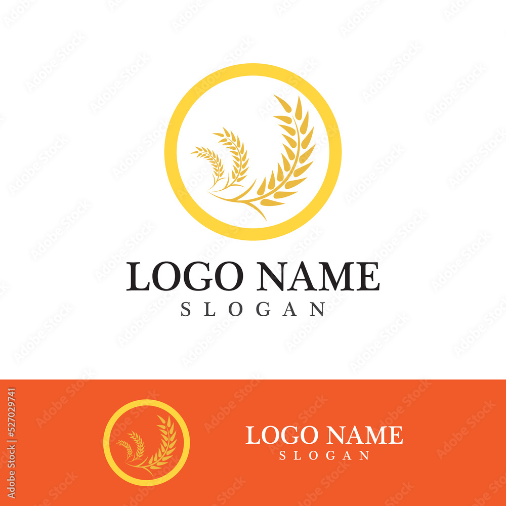 Agriculture wheat vector Agriculture wheat vector