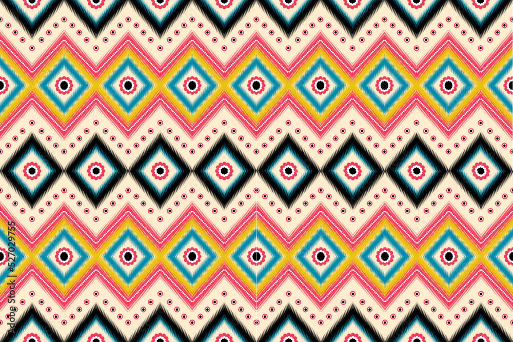 pattern geometric style . Aztec tribal abstract modern print. Ethnic Vector for Textile, Wallpaper, Home decor, Apparel, Carpet,Curtains-Bedding-Pillows. 