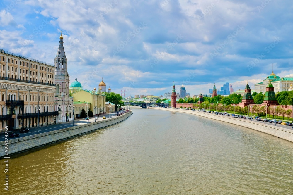 Obraz premium Wunderschöne Aufnahme in Moskau Russland 