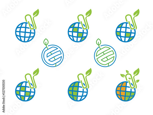 World Environment logo icon design [vector]