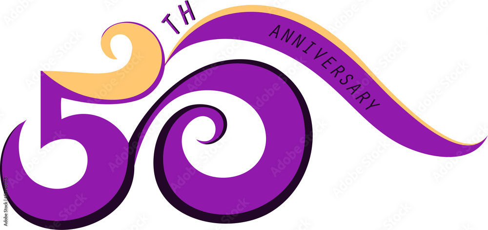 Obraz premium 50 years anniversary