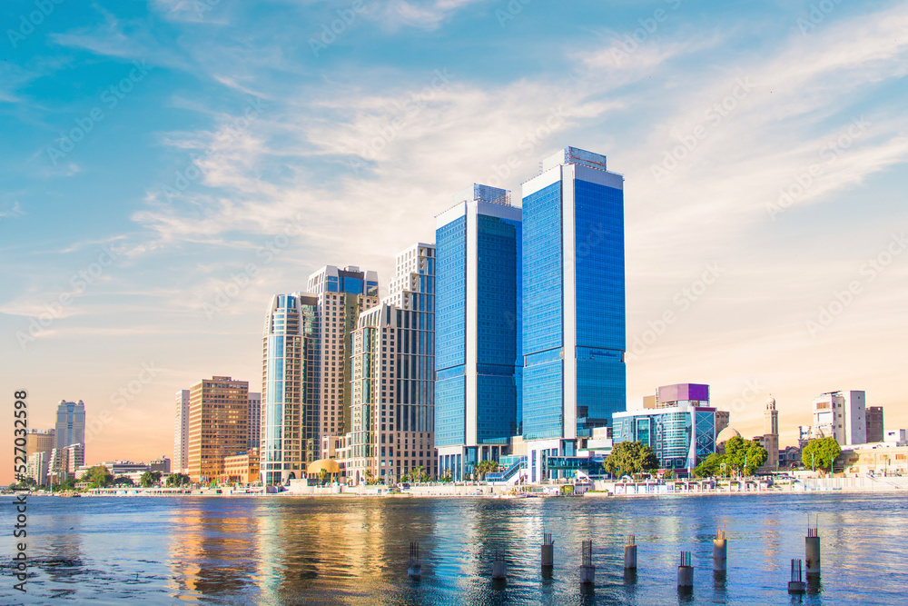 Fototapeta premium Beautiful view of the Nile embankment in the center of Cairo, Egypt
