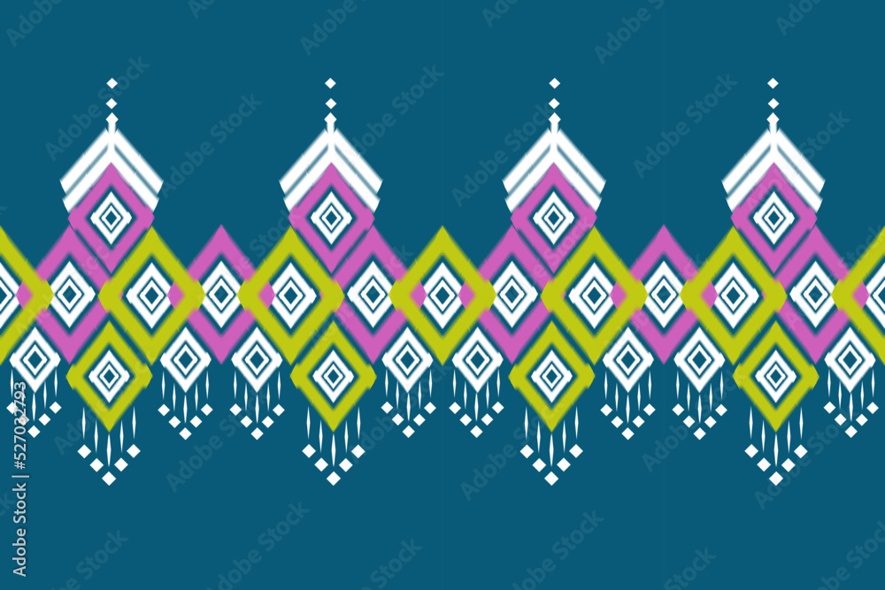 colorful background pattern geometric style . Aztec tribal abstract modern print. Ethnic Vector for Textile, Wallpaper, Home decor, Apparel, Carpet,Curtains-Bedding-pillows.