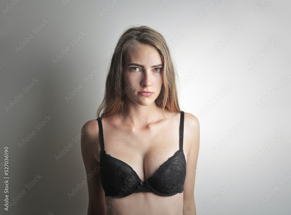 portrait of a young beautiful woman in lingerie portrait of a young beautiful woman in lingerie
