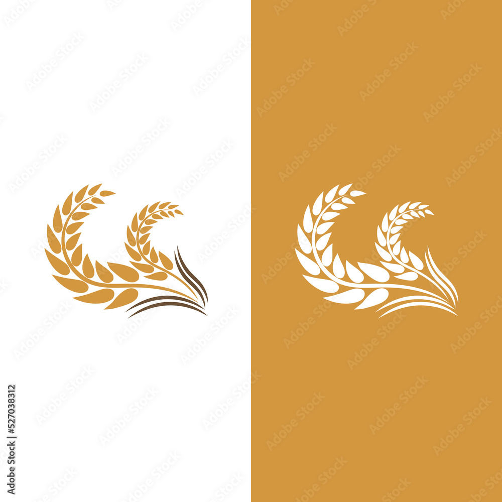 Agriculture wheat vector Agriculture wheat vector
