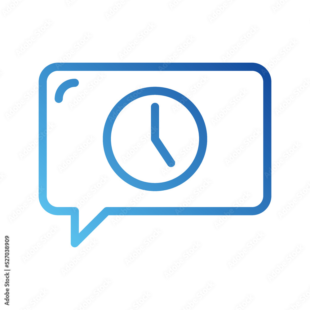 Vector Icons Time Message Lineal Gradient Style. Pixel Perfect and Editable Stroke. Vector Icons Time Message Lineal Gradient Style. Pixel Perfect and Editable Stroke.