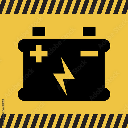 Logo batterie.