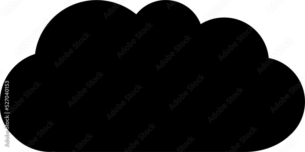 cloud design illustration isolated on transparent background cloud design illustration isolated on transparent background
