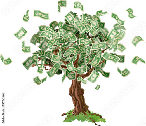 Money savings tree