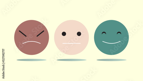 good feedback rating and positive customer review, mental health assessment, child wellness,world mental health day, think positive, compliment day concept. vector.