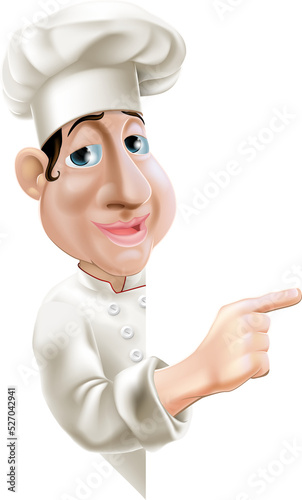 Side Pointing Chef