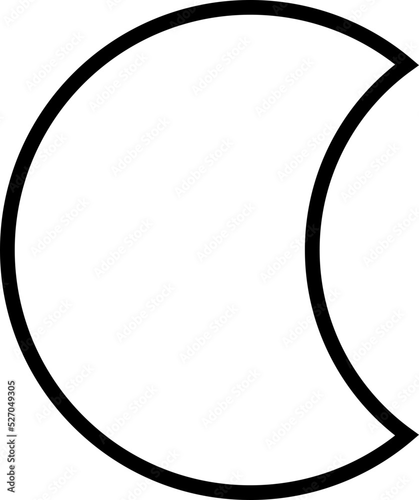 moon vector design illustration isolated on transparent background moon vector design illustration isolated on transparent background