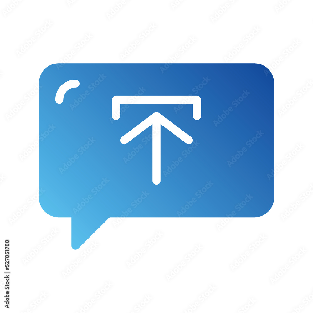 Vector Icons Upload Message Solid Gradient Style. Pixel Perfect and Editable Stroke. Vector Icons Upload Message Solid Gradient Style. Pixel Perfect and Editable Stroke.