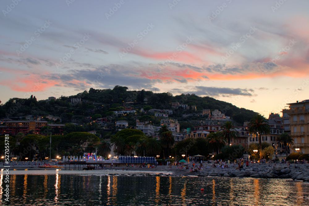 Sunset in Rapallo 