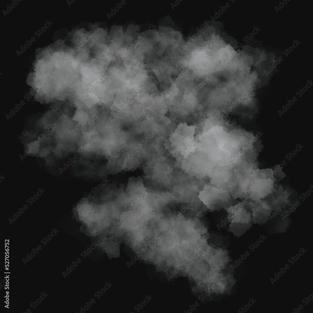 Black smoke abstract on black background Black smoke abstract on black background