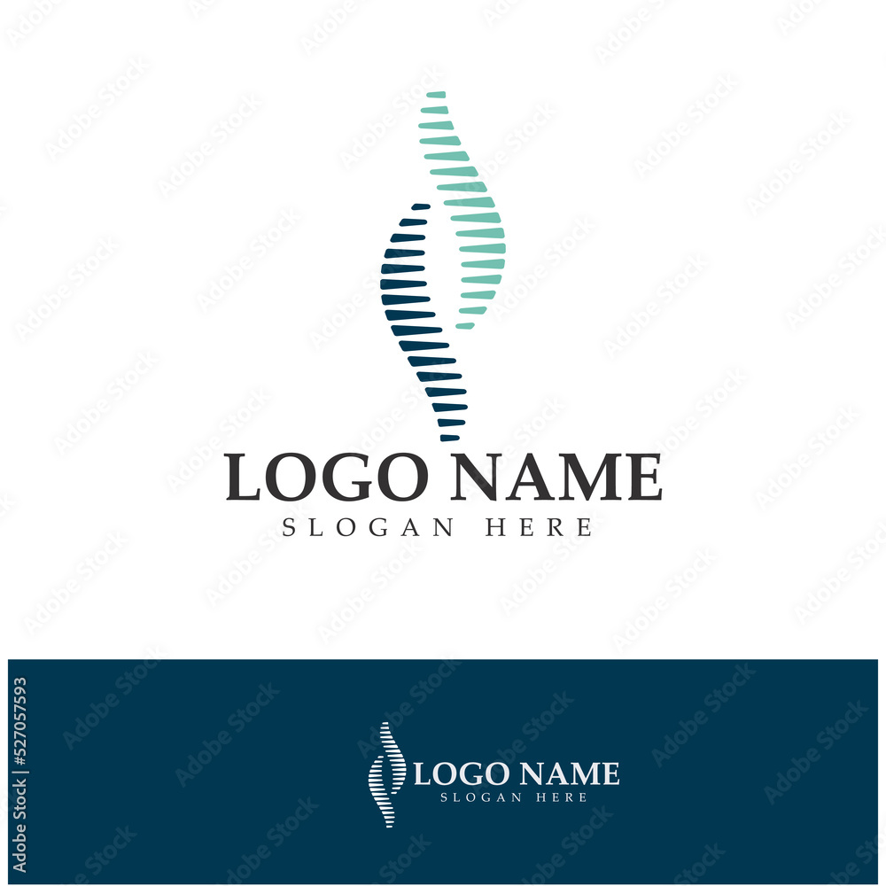 Spine diagnostics symbol logo template vector illustration design Spine diagnostics symbol logo template vector illustration design