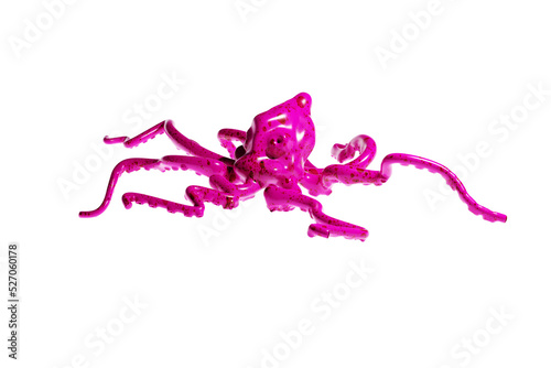 Octopus isolated on white background. 3D render illustration.