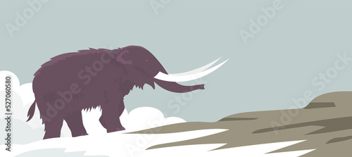Photos Ancient woolly american mammoth