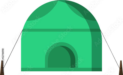 tent vector design illustration isolated on transparent background 