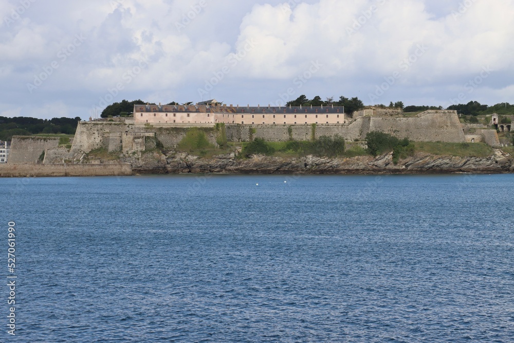 view of the citadel in Belle Ile 