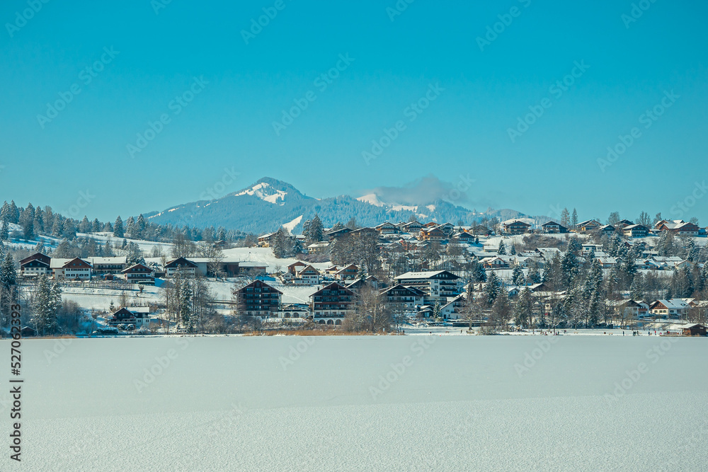 panorama of the city Oberkirch in bavaria