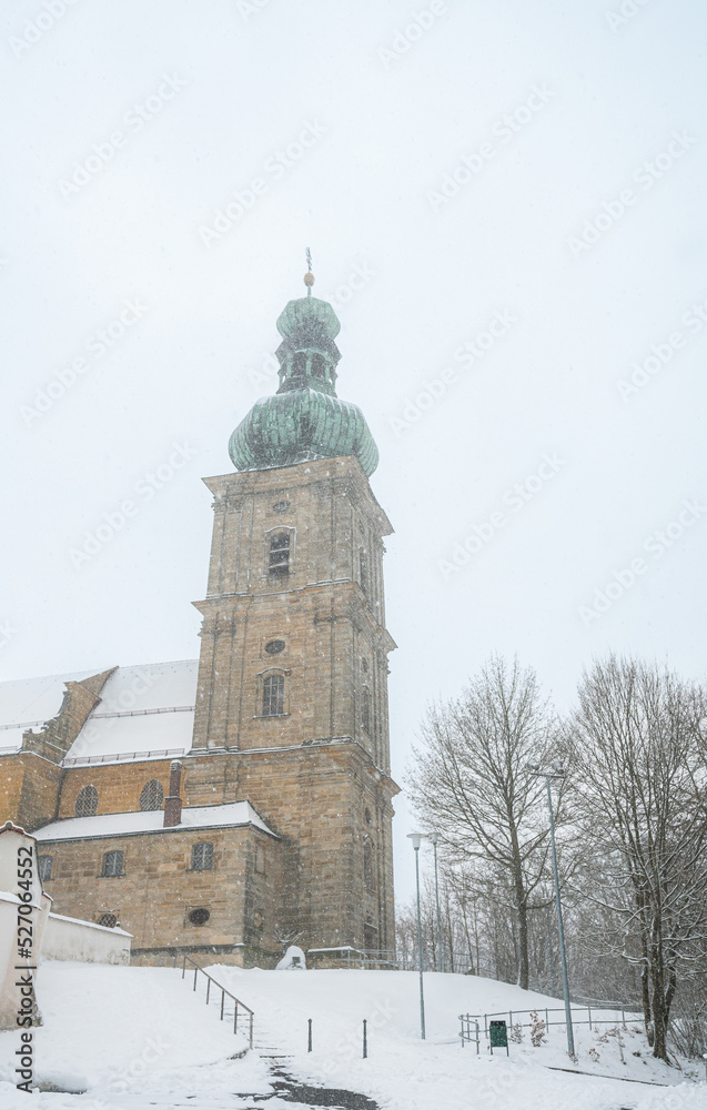 Fototapeta premium church in the snow