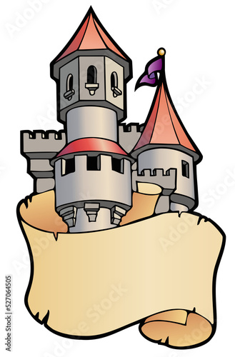 Fantasy castle bookplate photo