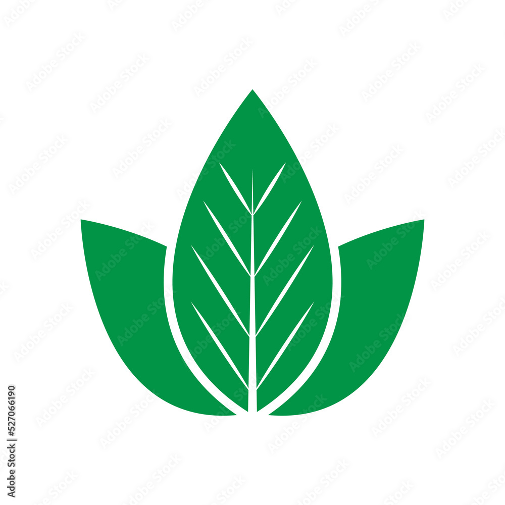 Green leaf logo ecology nature element vector icon Green leaf logo ecology nature element vector icon