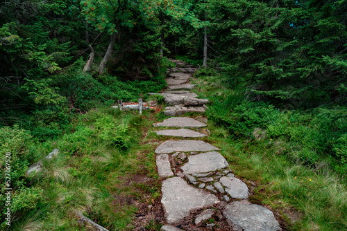 Krajobraz - Karkonosze, góry, szlaki, ścieżki,  photo