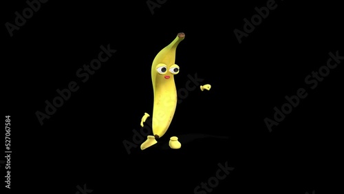 Banana dance with alpha channel (ID: 527067584)