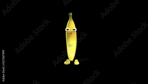 Banana dance with alpha channel (ID: 527067999)