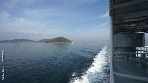 広島、船の中の景色