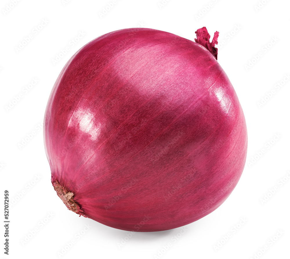 Red onion isolated on white background. full depth of field. clipping path Red onion isolated on white background. full depth of field. clipping path