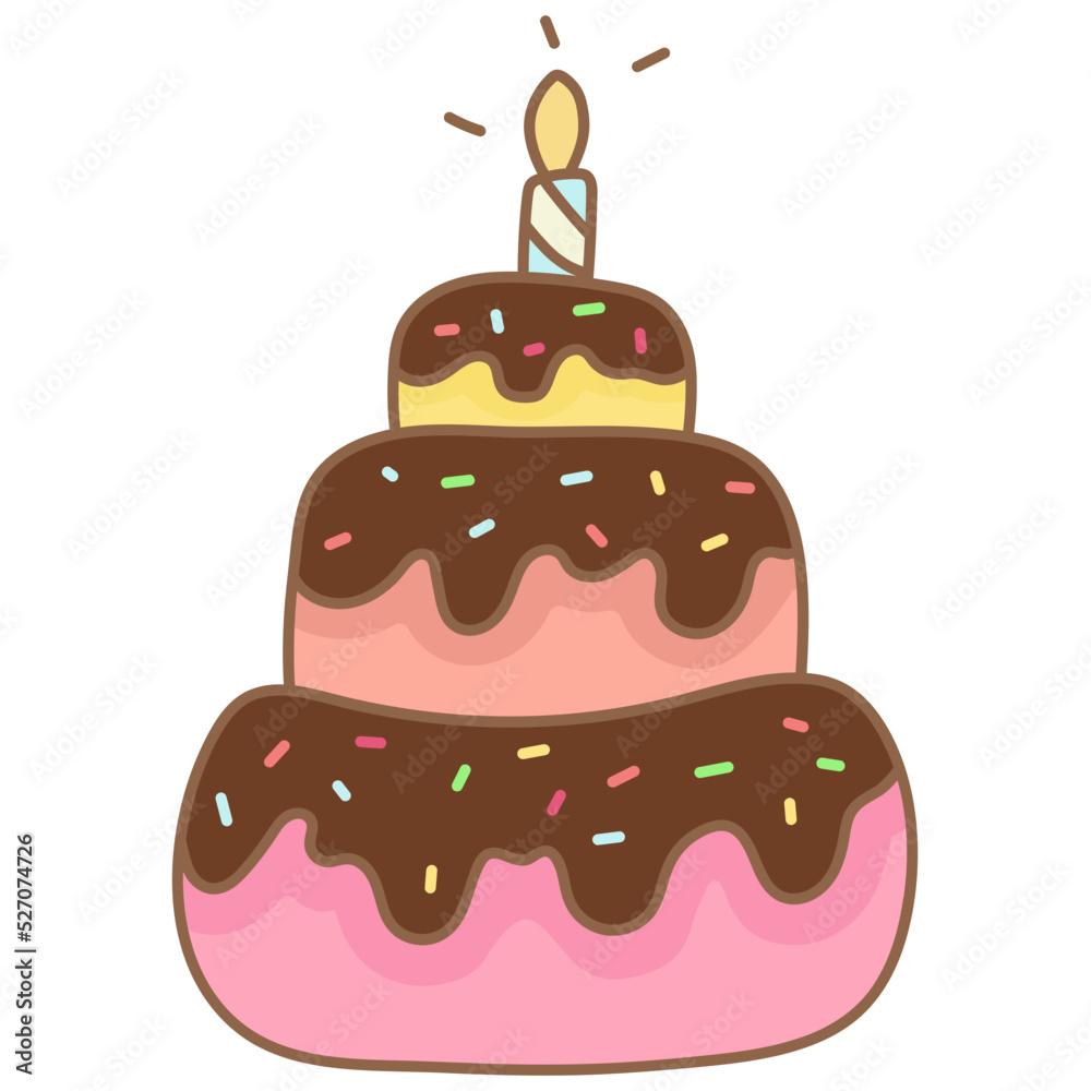 Cake Element Illustration Cake Element Illustration