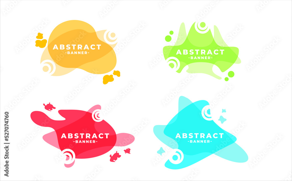 Abstract elements for your website using color and text overlays