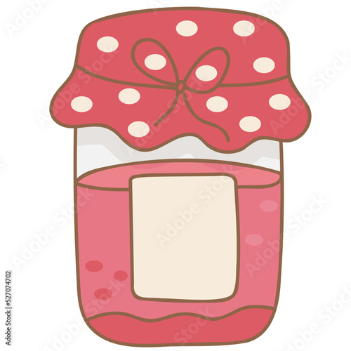 Strawberry Jam Element Illustration