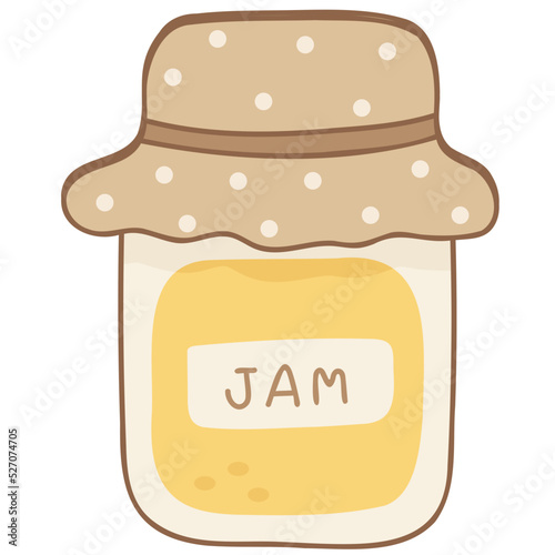 Orange Jam Element Illustration