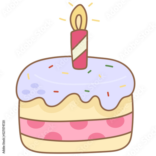 Birthday Cake With Candles