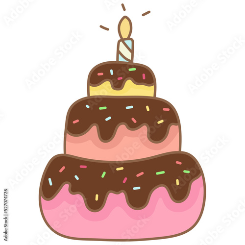 Cake Element Illustration