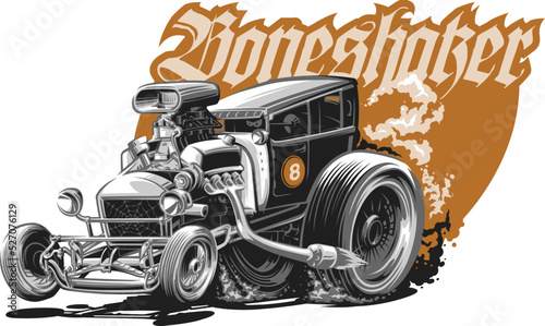 Vector Hot Rod