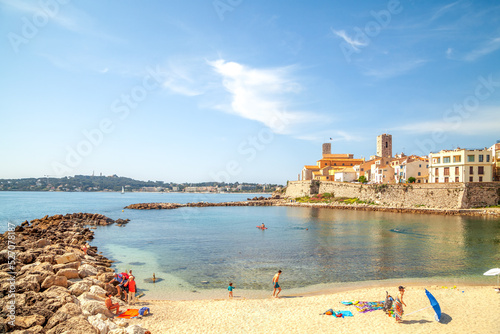 Foto Plage de la Gravette, Antibes, Côte d'Azur, Frankreich