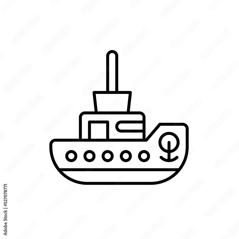 Transport related vector icons with outline style Transport related vector icons with outline style